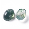 Natural Moss Agate Cabochons G-F697-E01-4