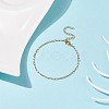 304 Stainless Steel Paperclip Chains Bracelet for Women X-BJEW-JB08325-2