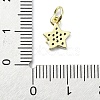 Brass Micro Pave Colorful Cubic Zirconia Pendants KK-H475-19G-01-3