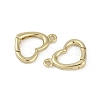 Brass Spring Gate Rings KK-Z078-06G-2