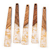Translucent Resin & Walnut Wood Big Pendants RESI-TAC0017-46-A01-3