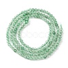 Natural Green Strawberry Quartz Beads Strands G-Z034-A02-01-3