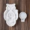 Halloween Owl Skull Candle Holder DIY Silicone Statue Molds SIL-F007-05-3