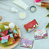 Realistic Flower & Fruit & Leaf Pattern Soap Paper Tag DIY-WH0399-69L-5
