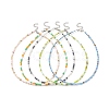Glass Seed Beaded Two Loops Wrap Bracelet for Women BJEW-JB09216-7