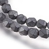 Non-magnetic Synthetic Hematite Beads Strands G-P401-05-2