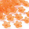 Frosted Acrylic Bead Caps MACR-S371-08A-724-1
