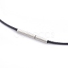 Waxed Cord Necklace Making MAK-E665-04A-2