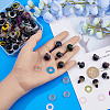 DICOSMETIC 80 Sets 10 Colors Plastic Doll Craft Eyes DIY-DC0002-38B-3