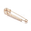 Alloy Rhinestone Safety Brooch JEWB-WH0009-53J-2