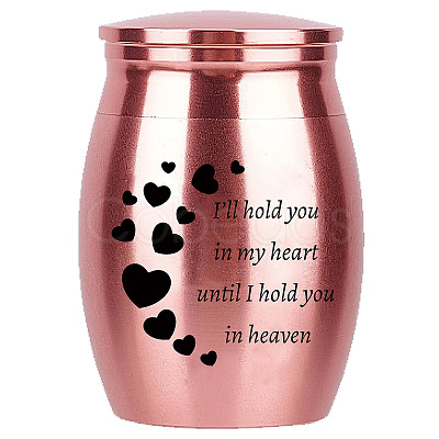 CREATCABIN 1Pc Alloy Cremation Urn AJEW-CN0001-69B-1