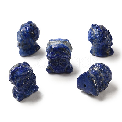 Natural Lapis Lazuli Carved Beads G-P550-10-1