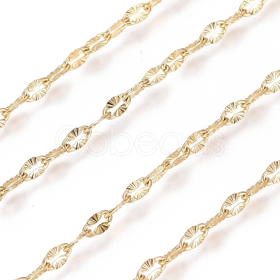 Ion Plating(IP) 304 Stainless Steel Textured Dapped Chains CHS-D004-02G-1