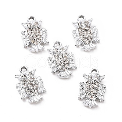 Alloy Rhinestone Pendants ALRI-C008-15P-1