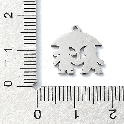 Non-Tarnish 304 Stainless Steel Charms STAS-C097-32P-1