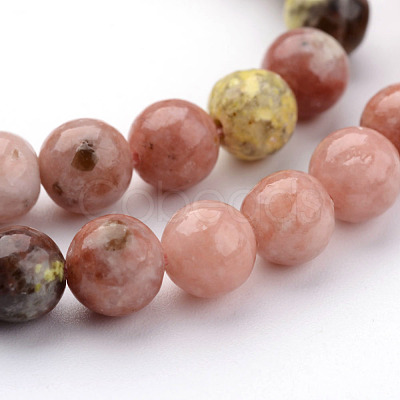 Natural Gemstone Bead Strands G-K152-07-6mm-1