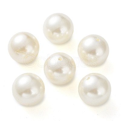 Imitated Pearl Acrylic Beads PACR-30D-12-1