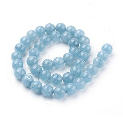 Natural Quartz Beads Strands X-G-O047-07-8mm-1