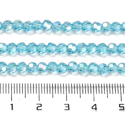 Transparent Glass Beads EGLA-A035-T4mm-B08-1