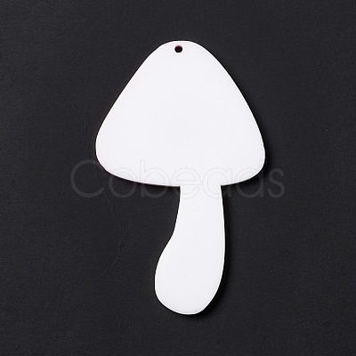 Opaque Printed Acrylic Big Pendants MACR-C008-01A-1