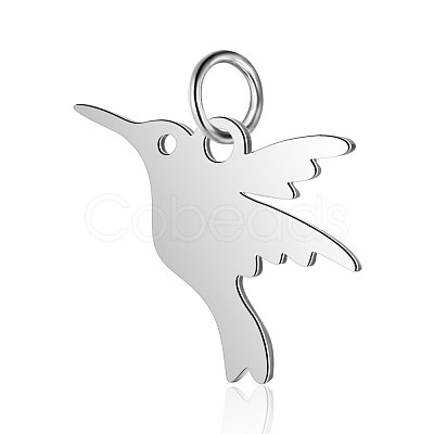 Tarnish Resistant 304 Stainless Steel Charms STAS-S105-T522S-1