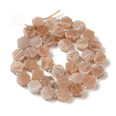 Natural Sunstone Beads Strands G-P534-A09-02-1