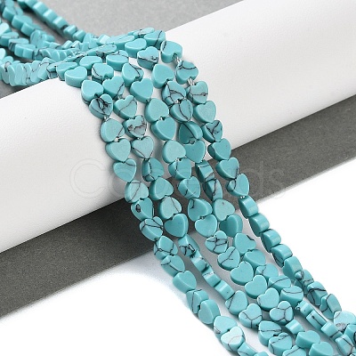 Synthetic Turquoise Beads Strands G-M403-A29-01-1