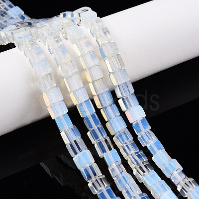 Opalite Beads Strands G-T139-6x6-04A-1