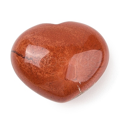 Natural Red Jasper Love Heart Stone G-I367-03M-1