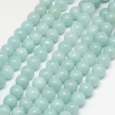 Natural Yellow Jade Beads Strands X-G-G598-4mm-YXS-20-1