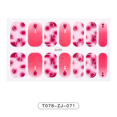 Full Cover Nail Stickers MRMJ-T078-ZJ-071-1