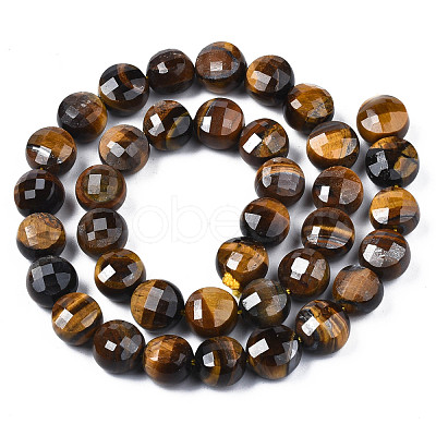 Natural Tiger Eye Beads Strands G-S359-370-1