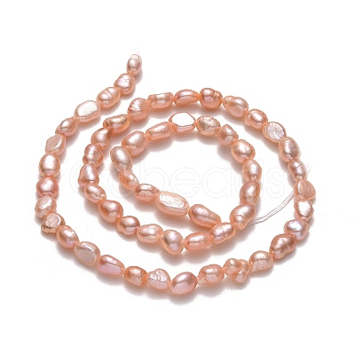 Natural Cultured Freshwater Pearl Beads Strands PEAR-A005-10D-1