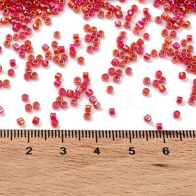 Transparent Colours Glass Seed Beads SEED-S042-14B-02-1