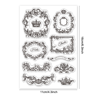 Custom PVC Plastic Clear Stamps DIY-WH0448-0541-1