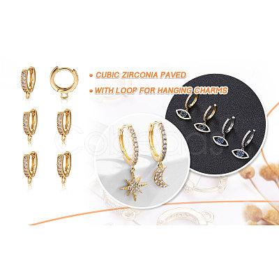 Eco-Friendly Brass Earring Hoops Findings KK-TA0007-40-1