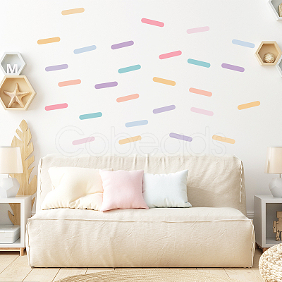 PVC Plastic Sticker for Wall Decoration Accessories AJEW-WH0007-05A-1