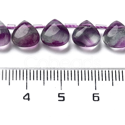 Natural Purple Fluorite Beads Strands G-NH0032-A02-02-1