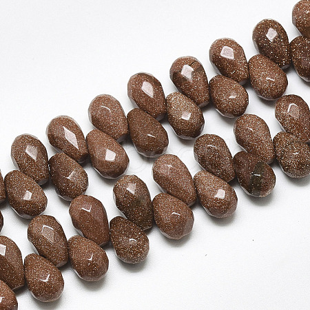 Synthetic Goldstone Beads Strands G-S357-C01-18-1