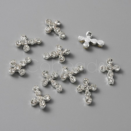 Zinc Alloy Rhinestone Cabochons FIND-WH0125-74-1