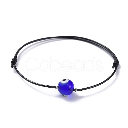 Adjustable Korean Waxed Polyester Cord Bracelets BJEW-JB04467-01-1