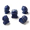 Natural Lapis Lazuli Carved Beads, Wealth Pi Xiu/Pi Yao, 17.5x14x14mm, Hole: 1.2mm