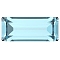 Preciosa&reg MAXIMA Crystal Fancy Stones, Czech Crystal, 435 26 212 Baguette, Dura Foiling, 60010 Aqua Bohemica, 4x2mm.