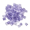 Transparent Acrylic Beads Caps, Flower, Medium Purple, 11.5x10mm, Hole: 2.8mm, 2000pcs/500g