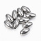 Tarnish Resistant 304 Stainless Steel Beads, Rice, Stainless Steel Color, 7x4mm, Hole: 1.2mm