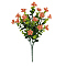 Plastic Artificial Eucalyptus Bouquet, for Wedding Indoor Outdoor Home Garden Porch Window Plant Decoration, Orange, 350x150mm