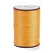 Flat Waxed Polyester Thread String, Micro Macrame Cord, for Leather Sewing Stitching, Orange, 0.8~0.9x0.3mm, about 109.36 Yards(100m)/Roll