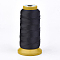 Polyester Thread, for Custom Woven Jewelry Making, Black, 0.5mm, about 480m/roll