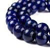 Natural Lapis Lazuli Round Beads Strands G-I181-10-4mm-5