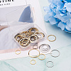 Craftdady 64Pcs 8 Styles 304 Stainless Steel Linking Ring STAS-CD0001-19-4